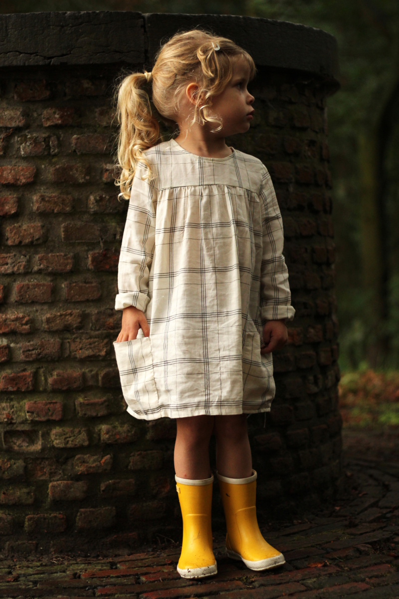Odeline naaipatroon blouse jurk kind Iris May