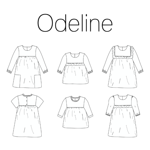 Odeline blouse/jurk (Geprint met digitale handleiding)