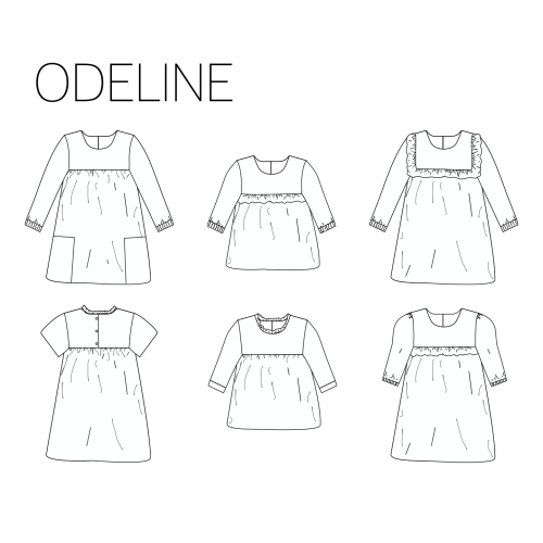 Odeline blouse/jurk (PDF)