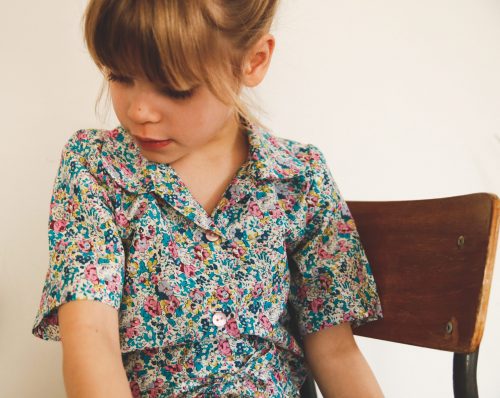 Tutorial: Eenvoudige kraag May-Belle kids