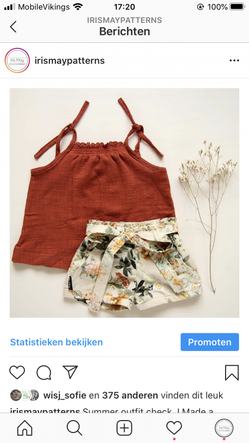 Louise top en rok (Geprint met digitale handleiding) - Afbeelding 5