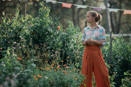 May-Belle Cropped blouse See you at six _English - Afbeelding 4