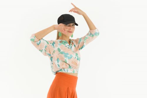 May-Belle Cropped blouse See you at six _English