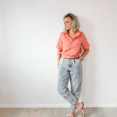 May-Belle Cropped blouse See you at six _English - Afbeelding 12