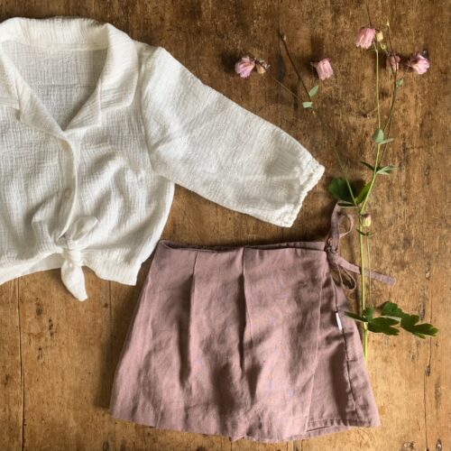 May-Belle Cropped blouse See you at six _English - Afbeelding 13