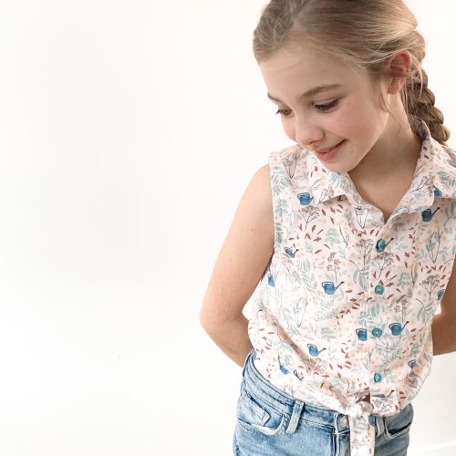 May-Belle Cropped blouse See you at six _English - Afbeelding 10