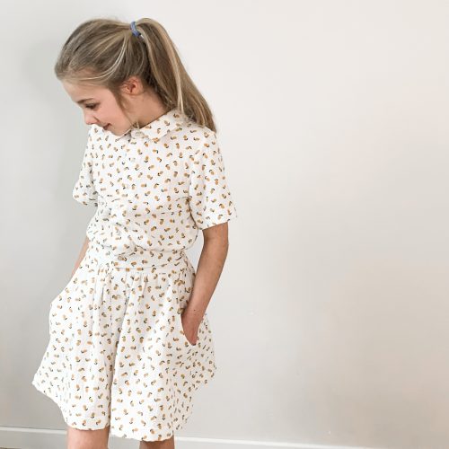 May-Belle Cropped blouse See you at six _English - Afbeelding 9