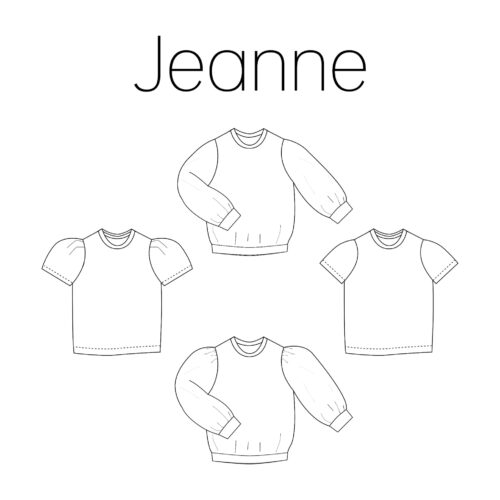 Jeanne shirt/ sweater (PDF, En)