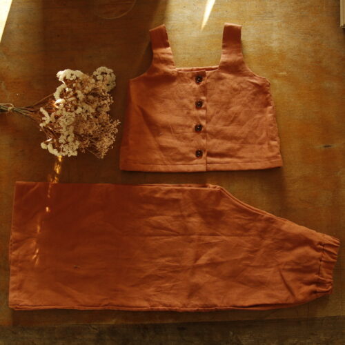 Rosa broek/ short (Geprint met digitale handleiding) - Afbeelding 3