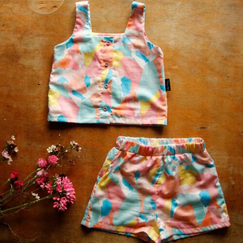 Rosa broek/ short (Papier) - Afbeelding 5