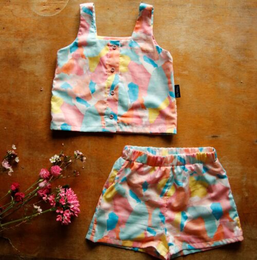 Rosa broek/ short (Geprint met digitale handleiding) - Afbeelding 5
