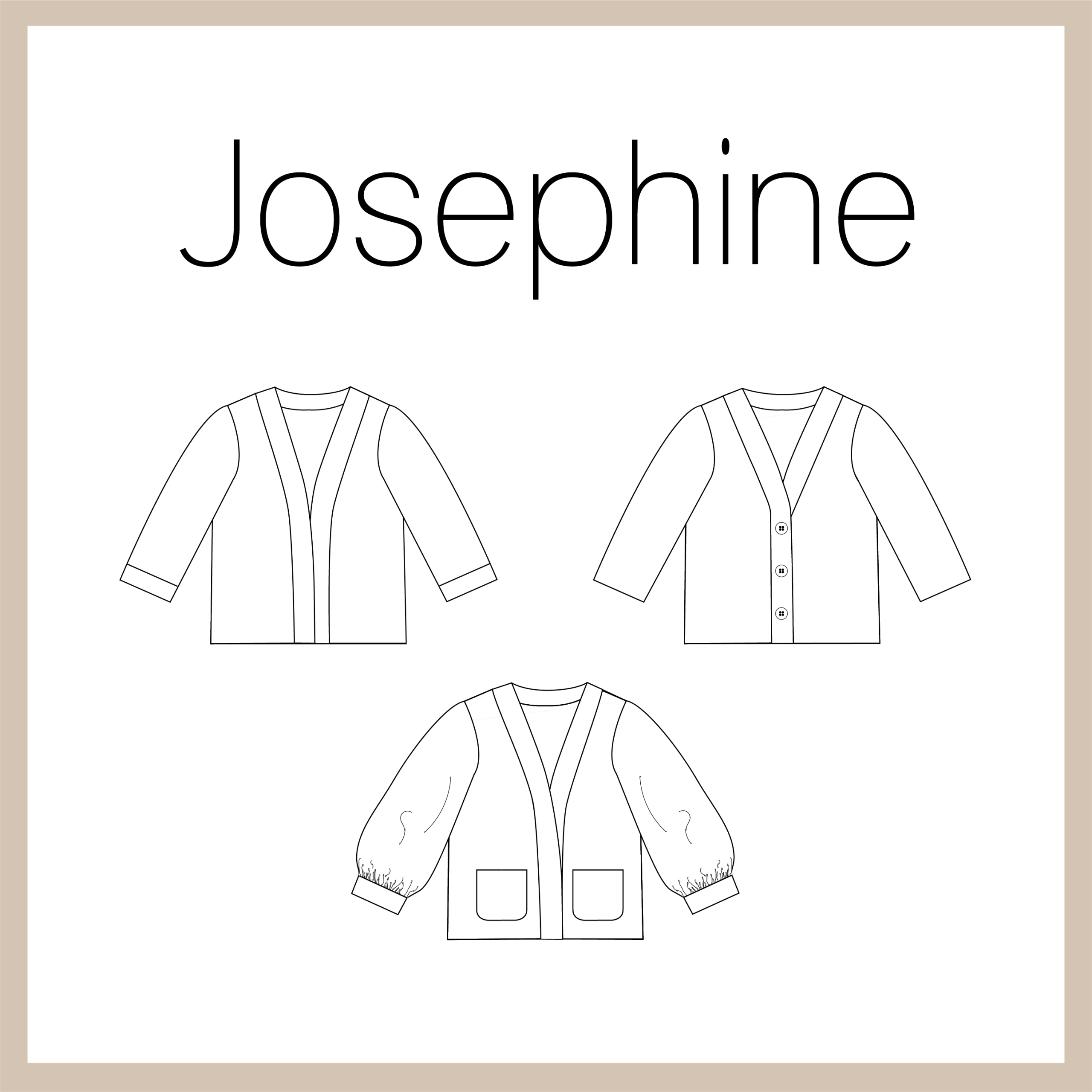 Joseph(ine) cardigan (met e-book)