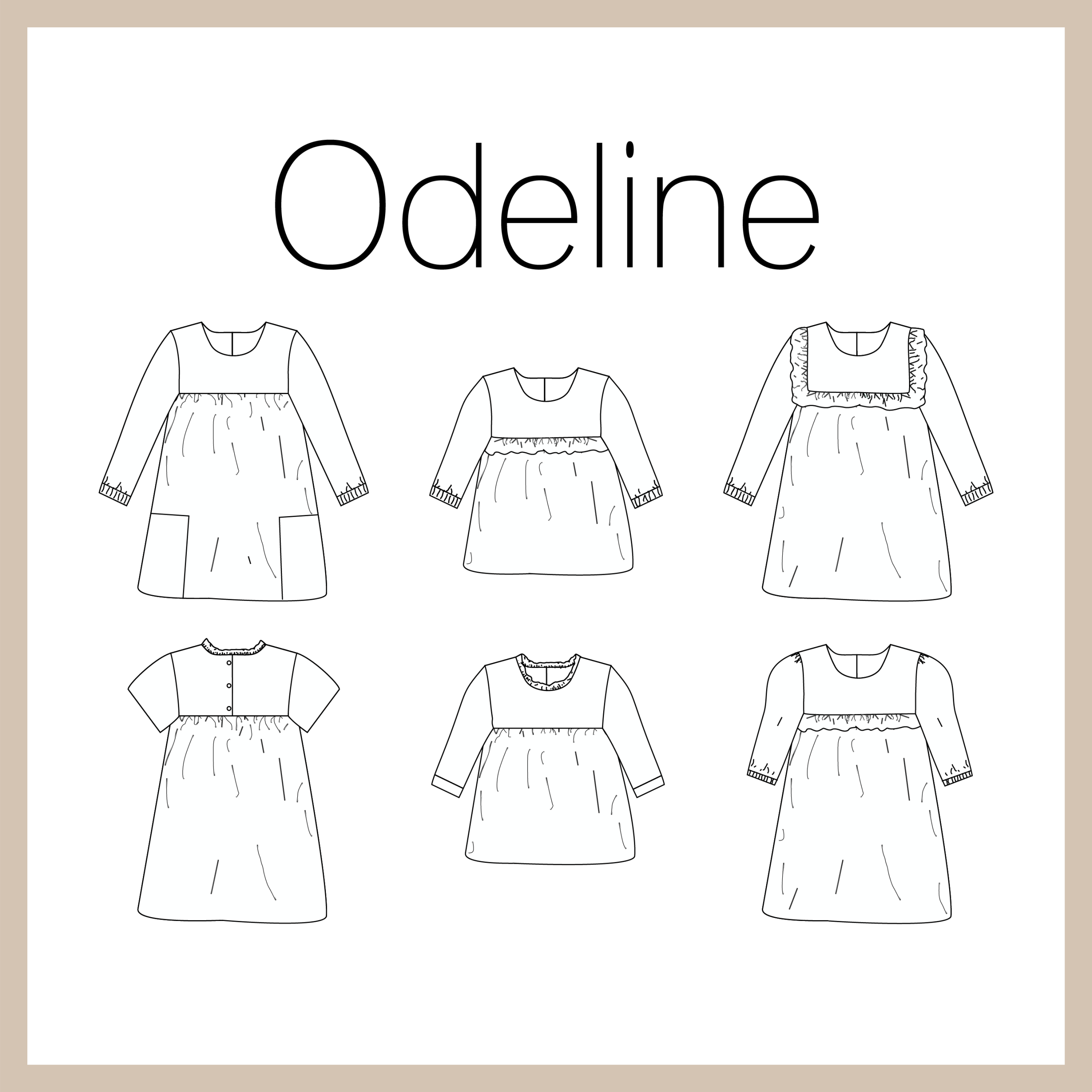 Odeline blouse/jurk (met e-book)