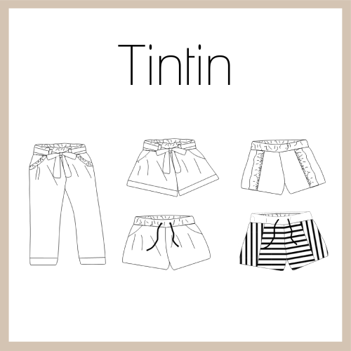 Tintin short/broek (met e-book)